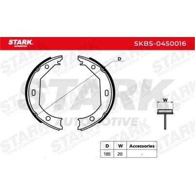 Klocki hamulcowe Stark SKBS-0450016 SKBS-0450016 - foto 4