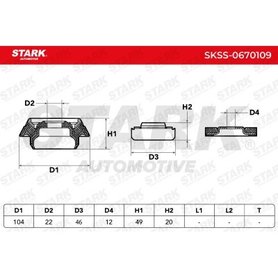 Mocowanie Amortyzatora Stark SKSS-0670109 SKSS-0670109 - foto 5