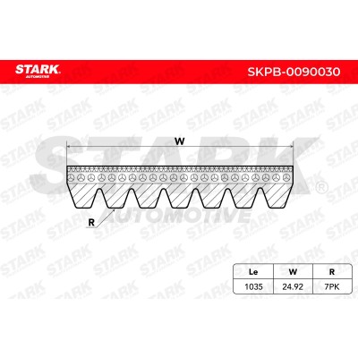 Pasek Klinowy Wielorowkowy Stark SKPB-0090030 SKPB-0090030 - foto 3