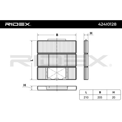 Filtr Kabinowy RIDEX 424I0128 424I0128 - foto 7