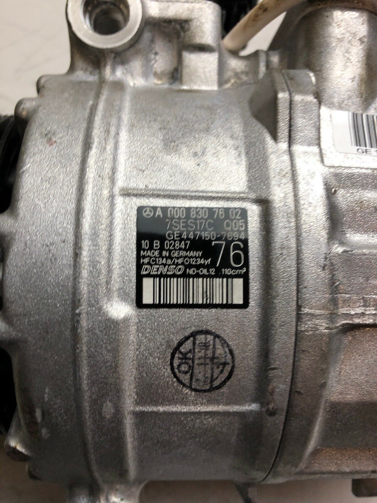 Sprzęgło Kompletne Sprężarki Klimatyzacji DENSO 7SES17C 6PK (PV6) Ø105/Ø100 Mercedes 110D7S7600 - foto 5