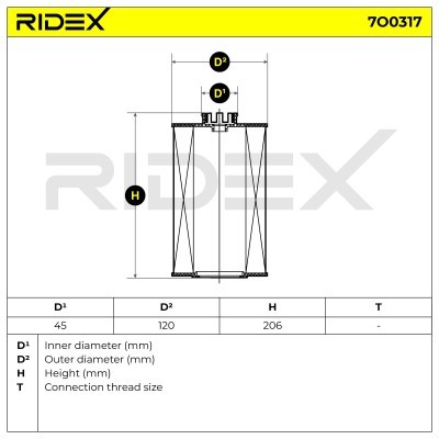 Filtr Oleju RIDEX 7O0317 7O0317 - foto 6