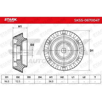 Mocowanie Amortyzatora Stark SKSS-0670047 SKSS-0670047 - foto 5