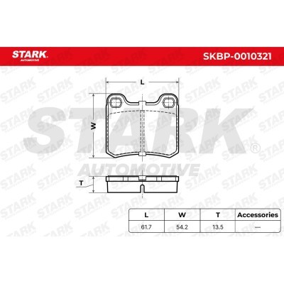 Klocki hamulcowe Stark SKBP-0010321 SKBP-0010321 - foto 3