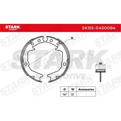 Klocki hamulcowe Stark SKBS-0450094 SKBS-0450094 - foto 5