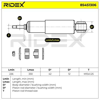 Amortyzator RIDEX 854S1306 854S1306 - foto 5