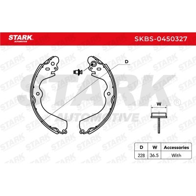 Klocki hamulcowe Stark SKBS-0450327 SKBS-0450327 - foto 5