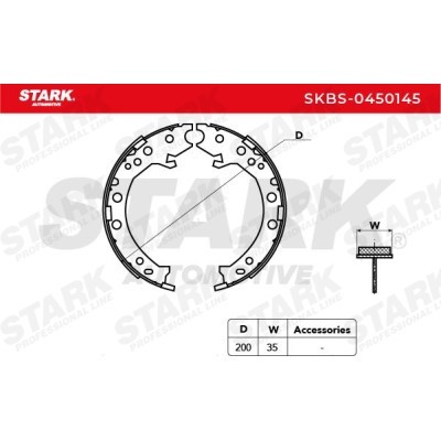 Klocki hamulcowe Stark SKBS-0450145 SKBS-0450145 - foto 3