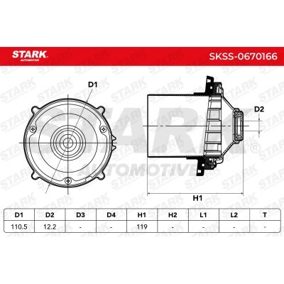Mocowanie Amortyzatora Stark SKSS-0670166 SKSS-0670166 - foto 6