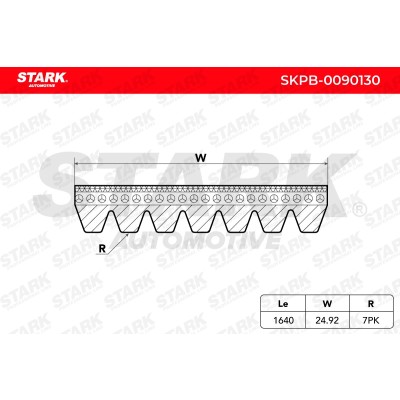 Pasek Klinowy Wielorowkowy Stark SKPB-0090130 SKPB-0090130 - foto 3