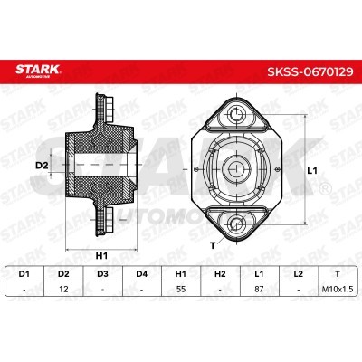 Mocowanie Amortyzatora Stark SKSS-0670129 SKSS-0670129 - foto 5