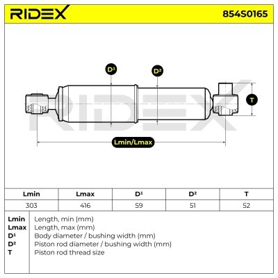 Amortyzator RIDEX 854S0165 854S0165 - foto 8