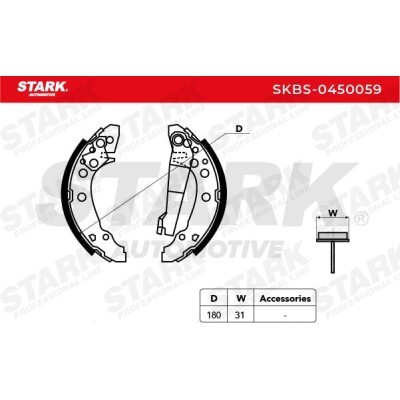 Klocki hamulcowe Stark SKBS-0450059 SKBS-0450059 - foto 5