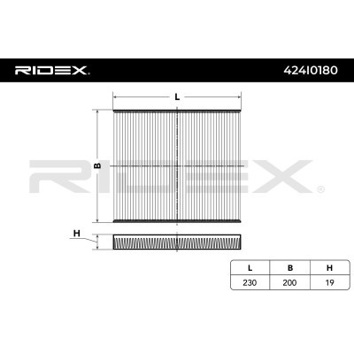 Filtr Kabinowy RIDEX 424I0180 424I0180 - foto 4