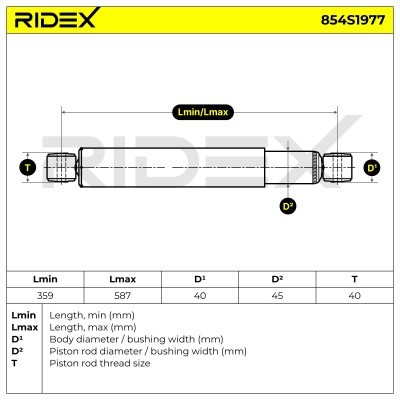 Amortyzator RIDEX 854S1977 854S1977 - foto 6