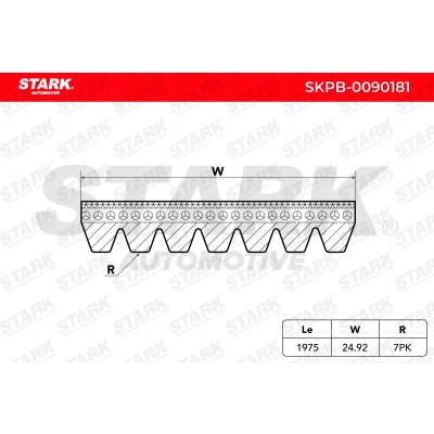 Pasek Klinowy Wielorowkowy Stark SKPB-0090181 SKPB-0090181 - foto 5