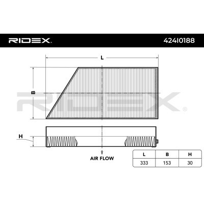 Filtr Kabinowy RIDEX 424I0188 424I0188 - foto 3