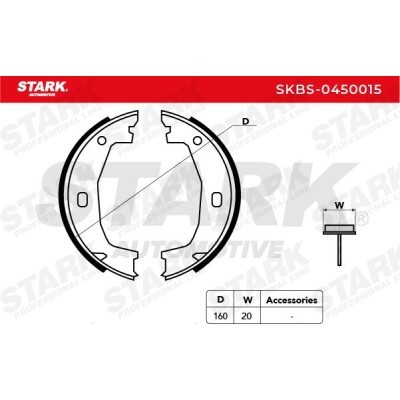 Klocki hamulcowe Stark SKBS-0450015 SKBS-0450015 - foto 4