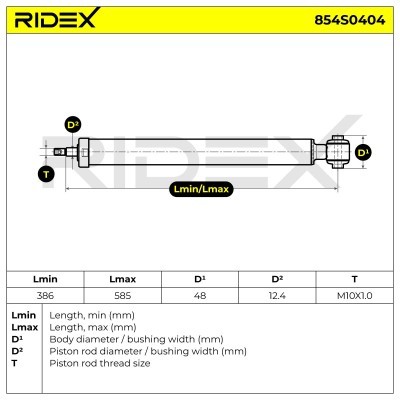 Amortyzator RIDEX 854S0404 854S0404 - foto 8