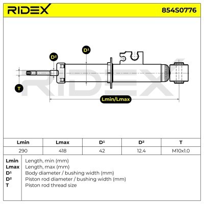 Amortyzator RIDEX 854S0776 854S0776 - foto 5