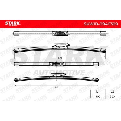 Pióro Wycieraczki Stark SKWIB-0940309 SKWIB-0940309 - foto 7