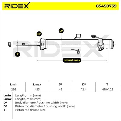 Amortyzator RIDEX 854S0739 854S0739 - foto 6