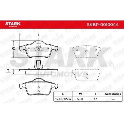 Klocki hamulcowe Stark SKBP-0010044 SKBP-0010044 - foto 4