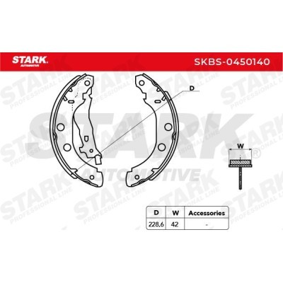Klocki hamulcowe Stark SKBS-0450140 SKBS-0450140 - foto 5