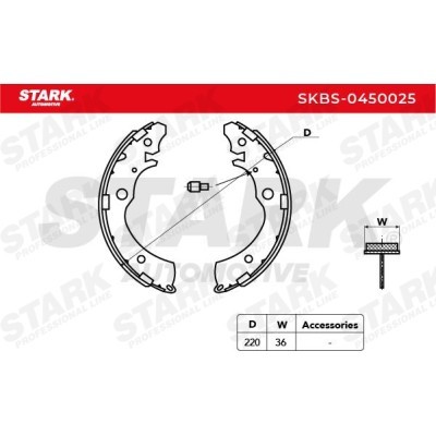 Klocki hamulcowe Stark SKBS-0450025 SKBS-0450025 - foto 4