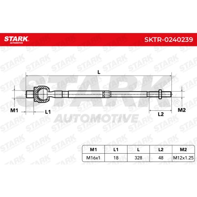 Drążek kierowniczy Stark SKTR-0240239 SKTR-0240239 - foto 5