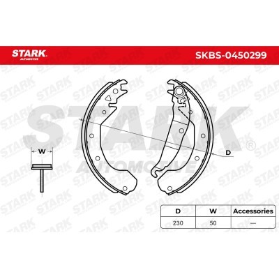 Klocki hamulcowe Stark SKBS-0450299 SKBS-0450299 - foto 5