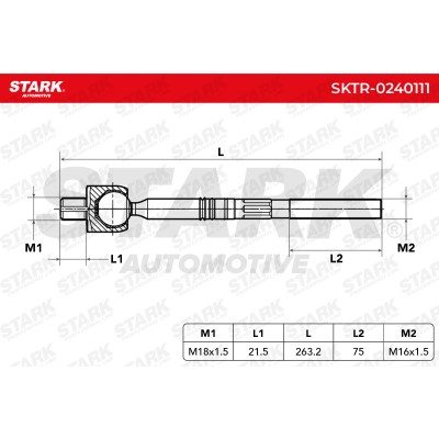 Drążek kierowniczy Stark SKTR-0240111 SKTR-0240111 - foto 6