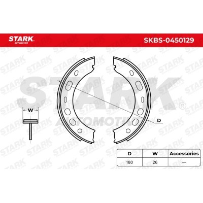Klocki hamulcowe Stark SKBS-0450129 SKBS-0450129 - foto 6