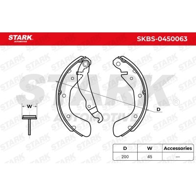 Klocki hamulcowe Stark SKBS-0450063 SKBS-0450063 - foto 4