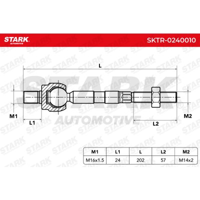 Drążek kierowniczy Stark SKTR-0240010 SKTR-0240010 - foto 5