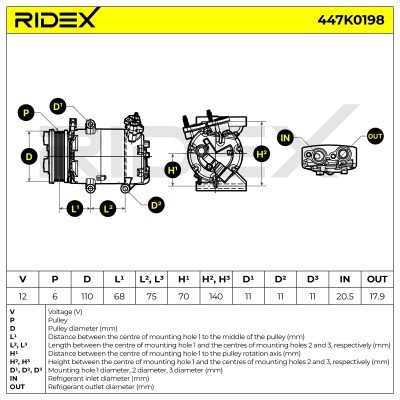 Sprężarka Klimatyzacji FORD S-MAX (WA6) 447K0198 - foto 6