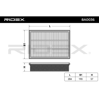 Filtr Powietrza RIDEX 8A0036 8A0036 - foto 3