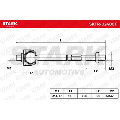 Drążek kierowniczy Stark SKTR-0240011 SKTR-0240011 - foto 5