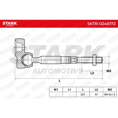 Drążek kierowniczy Stark SKTR-0240172 SKTR-0240172 - foto 5