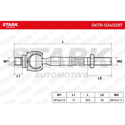 Drążek kierowniczy Stark SKTR-0240297 SKTR-0240297 - foto 7