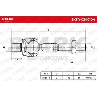 Drążek kierowniczy Stark SKTR-0240104 SKTR-0240104 - foto 5