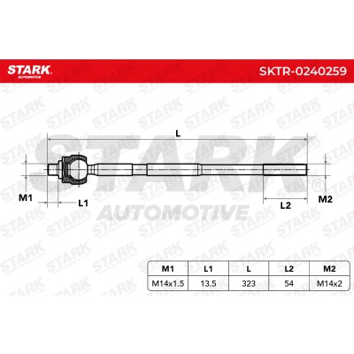 Drążek kierowniczy Stark SKTR-0240259 SKTR-0240259 - foto 6