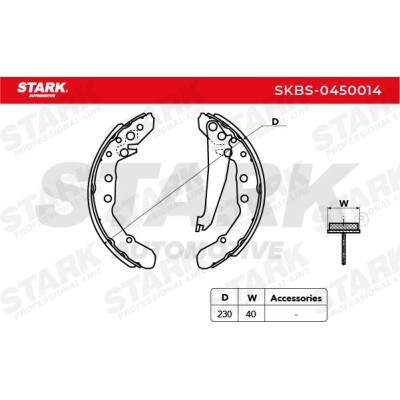 Klocki hamulcowe Stark SKBS-0450014 SKBS-0450014 - foto 4