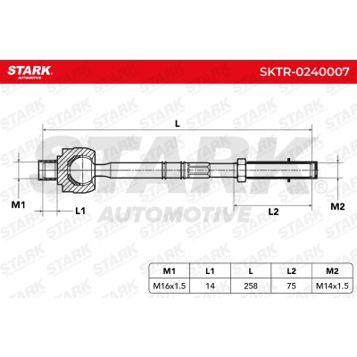 Drążek kierowniczy Stark SKTR-0240007 SKTR-0240007 - foto 9