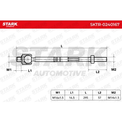 Drążek kierowniczy Stark SKTR-0240167 SKTR-0240167 - foto 7