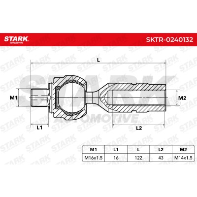 Drążek kierowniczy Stark SKTR-0240132 SKTR-0240132 - foto 8
