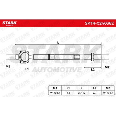 Drążek kierowniczy Stark SKTR-0240362 SKTR-0240362 - foto 7