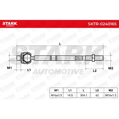 Drążek kierowniczy Stark SKTR-0240165 SKTR-0240165 - foto 7