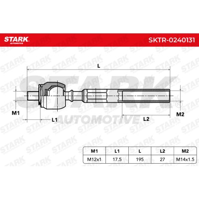 Drążek kierowniczy Stark SKTR-0240131 SKTR-0240131 - foto 6