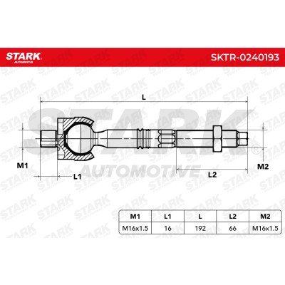 Drążek kierowniczy Stark SKTR-0240193 SKTR-0240193 - foto 5